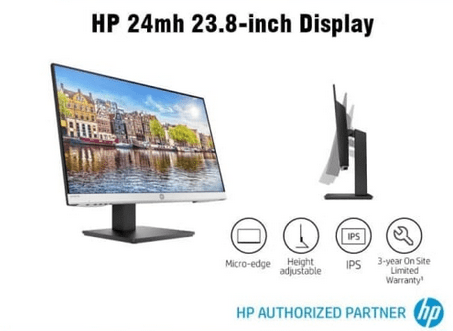 hp fhd hp 24mh monitor review